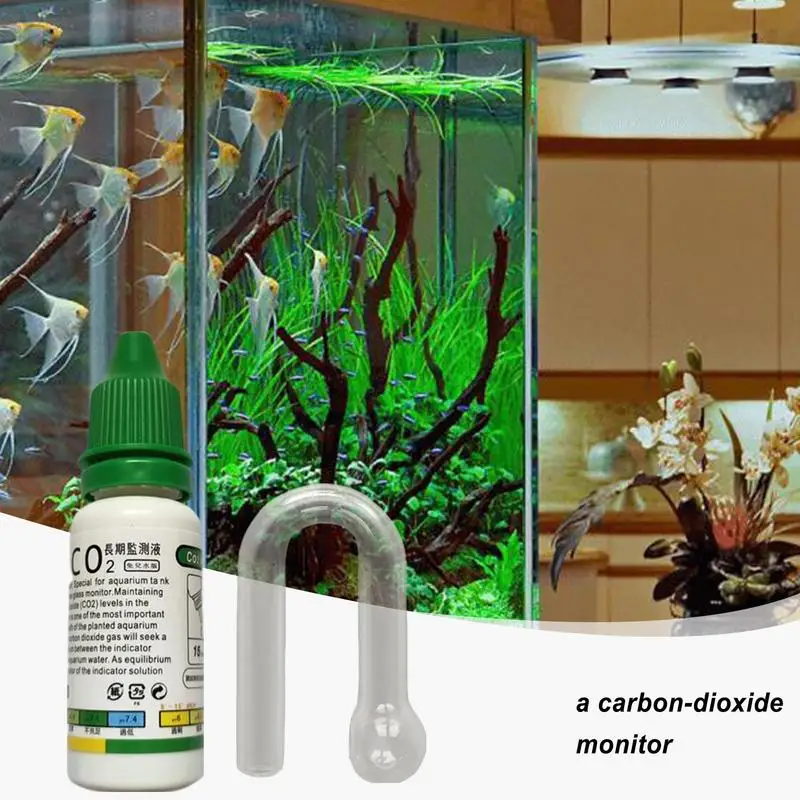 Aquarium CO2 Indicator Solution 15ml Fish Tank Long-Term Monitor CO2 thumbnail 10