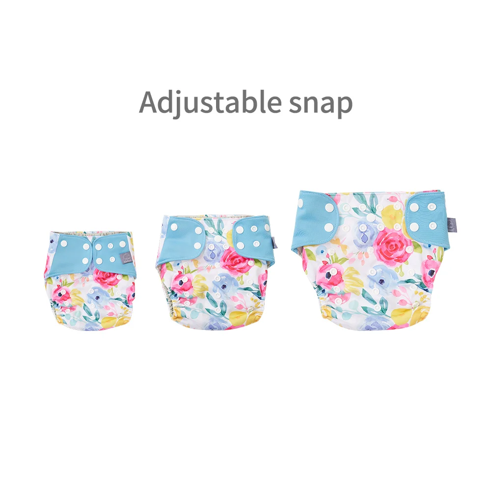 Waterproof Diapers Elinfant Matching Waterproof Baby Pocket Diapers 8 pcs Gray Mesh Cloth Diapers And 8pcs Microfiber Inserts