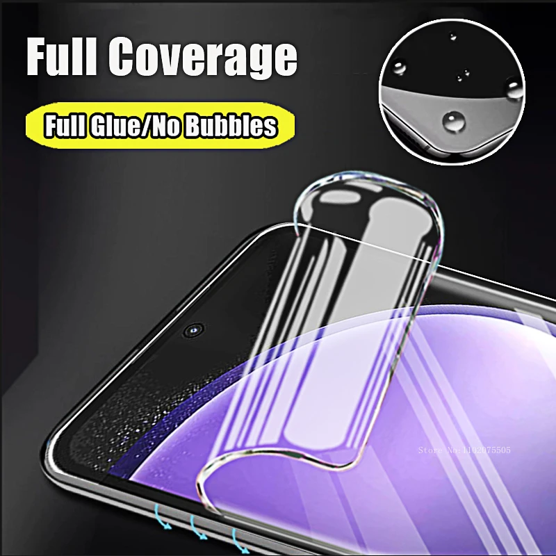 Premium Hydrogel Screen Protector - Soft TPU Protective Film, Pack of 4