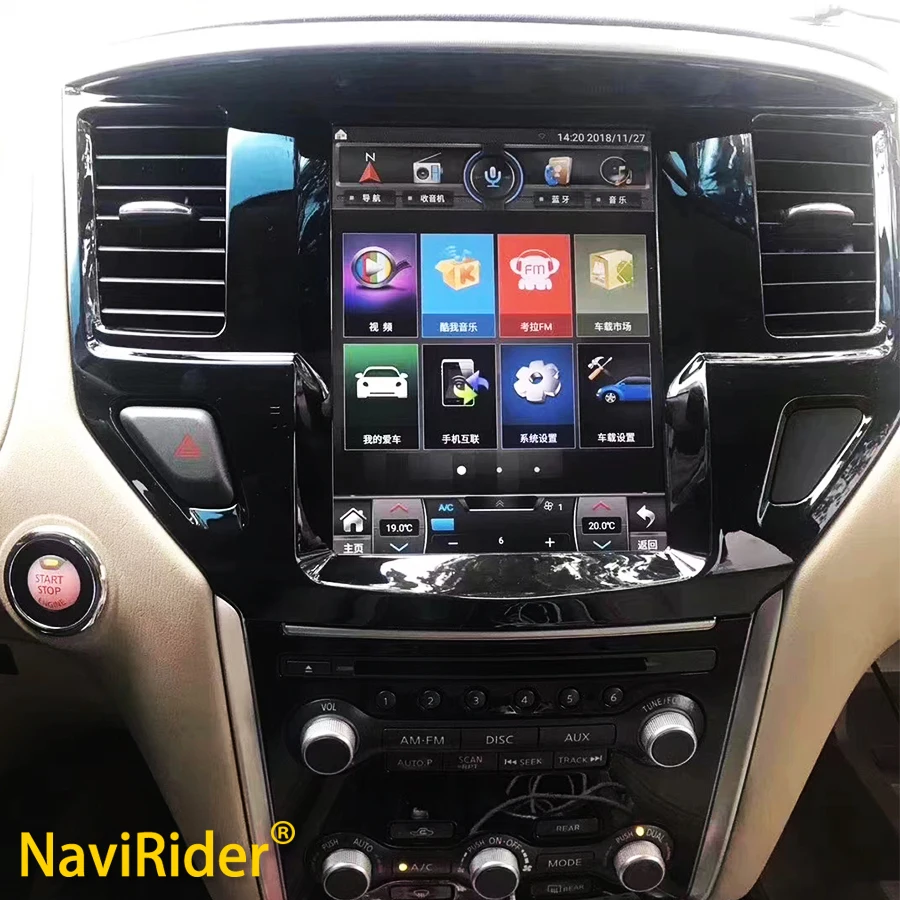 

Tesla Android 13 автомобильный радиоприемник для Nissan Pathfinder R52 SL SV 2012-2020 автомобильный стерео мультимедийный плеер GPS навигация Carplay