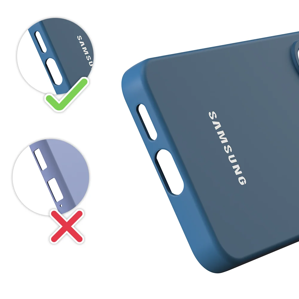For Samsung Galaxy A56 A36 A26 A16 A06 A55 A14 Case Soft Silicone Silky Touch Liquid Protective Fall Prevention Cover