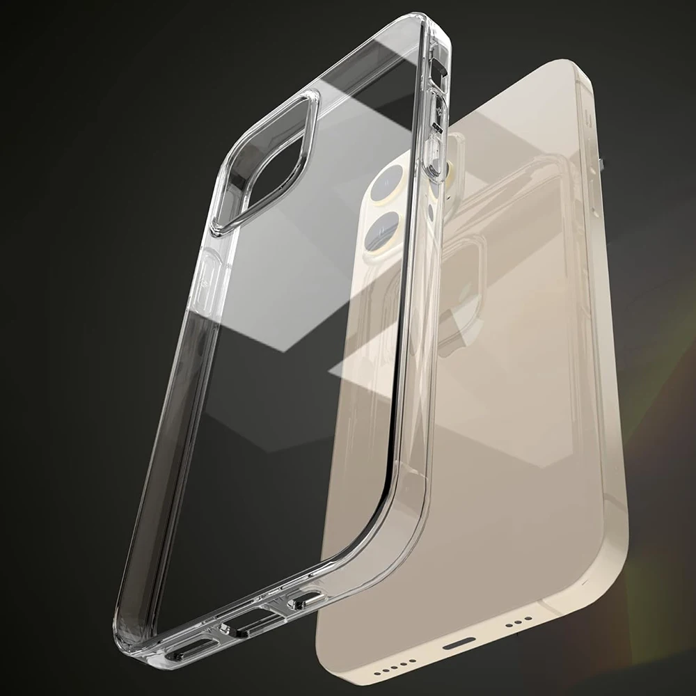 ตัวเลือกสินค้า เคสซิลิโคนโปร่งใสสำหรับ iPhone 16/15/14/13/12/11 Pro Max