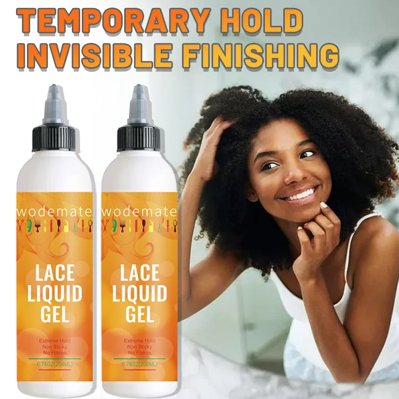 Lace Glue Gel Strong Hold Liquid Glue Gel Invisible Wig Adhesive Clear Edge  Control Styling Gel For Baby Hair Wigs Frontal - Adhesives - AliExpress