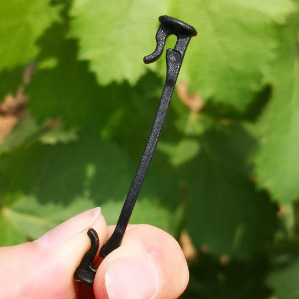 100PCS Plastic Plant Clips Plants Grafting Fixing Tool for Vegetable Fruit Grape Vine Climbing Support Garden Reusable Supplies