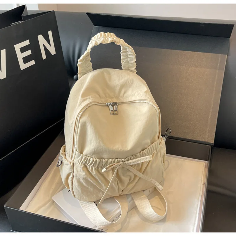 Women's Backpack 2024 New Leisure Fashion Travel Shopping Small Backpack Lightweight Commuter Mochila