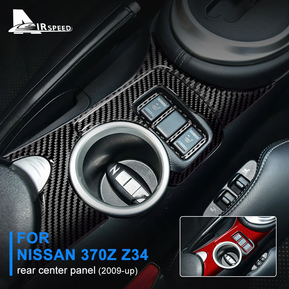 RealCarbonFiberStickerForNissan370ZZ342009UpCarCenter