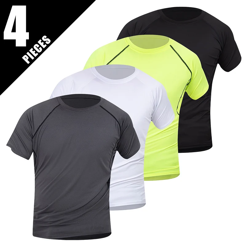 1/4 قطعة الرجال الصيف خطوط بسيطة تصميم سلس الرياضة...