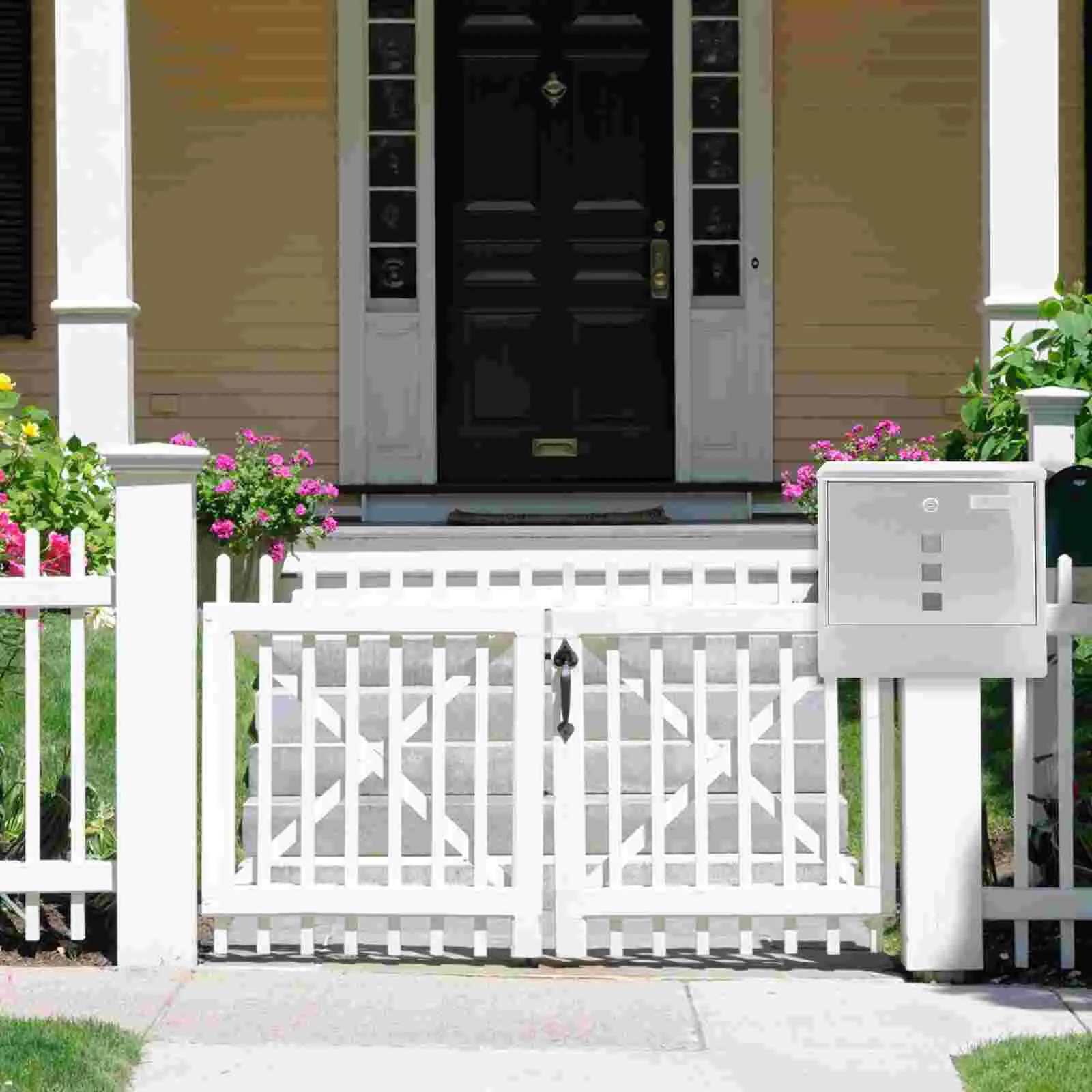 Stainless Steel Mailbox Lock Suitable Capacity Envelopes Mails Wall Mount Outdoor Home Office Garden
