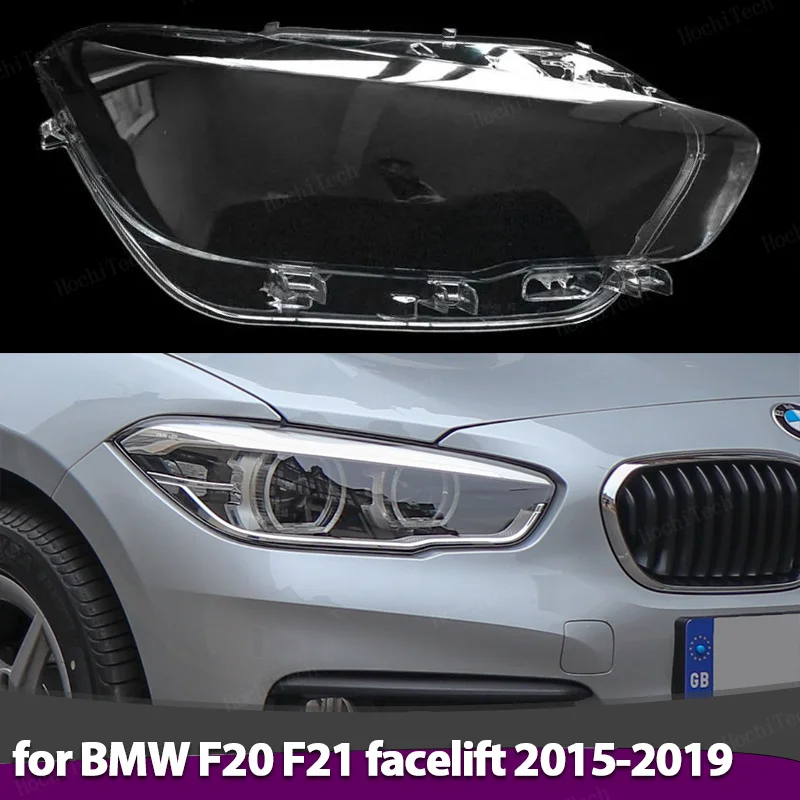 

Headlight Lampshade Transparent Lens Headlamp Housing Cover Lens Light Protection For BMW 1 Series F20 F21 facelift 2015-2019
