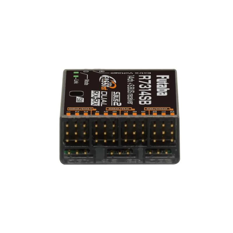 FUTABA R7314SB 2.4G Антенна с высоким коэффициентом усиления Высоковольтный приемник Dual Link2 thumbnail 2