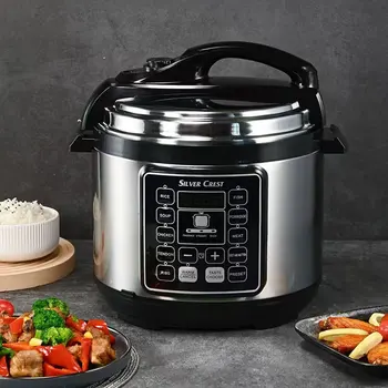 6L Electric Pressure Cooker, 1050W Capacity Instant Pot,Home Multifunctional Rice Cooker 1