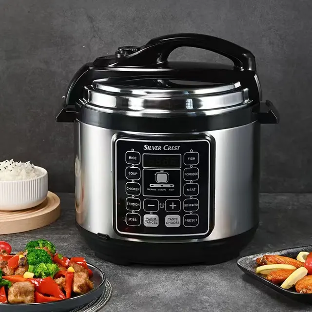 6L Electric Pressure Cooker, 1050W Capacity Instant Pot,Home Multifunctional Rice Cooker 1