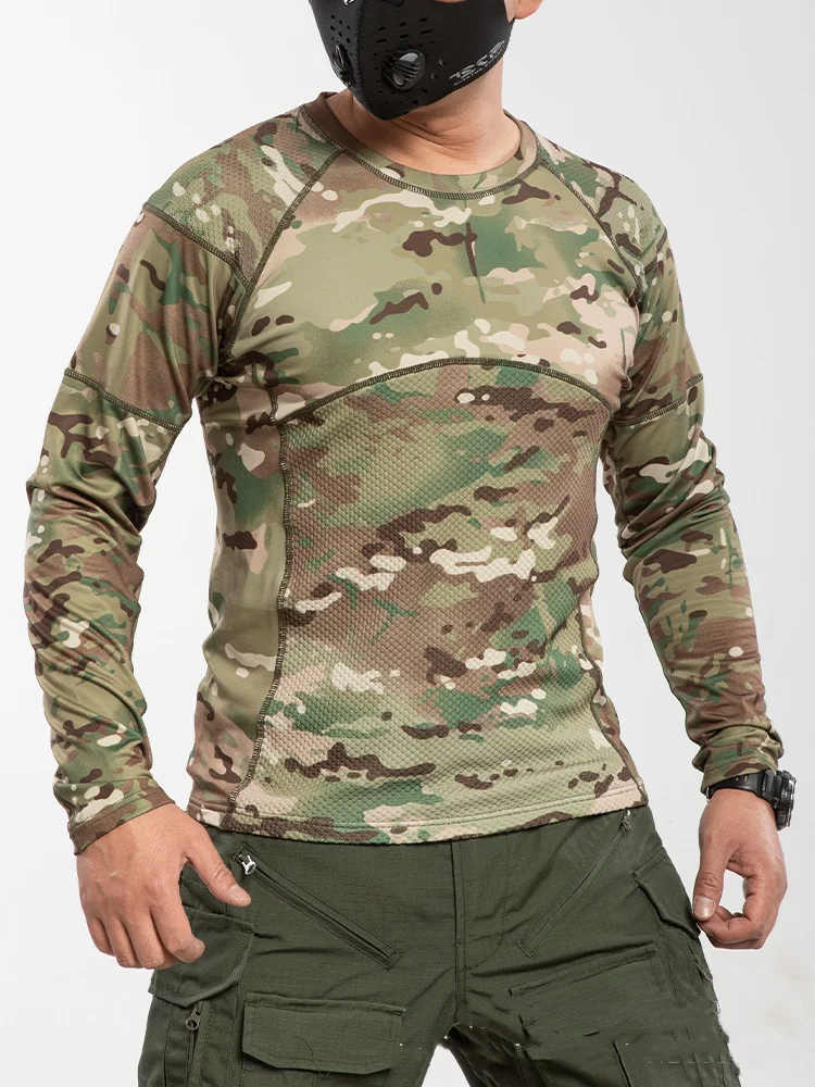 YR Long Sleeved Base T-Shirt For Men, , Slim Fit Base Shirt For Inner Layer