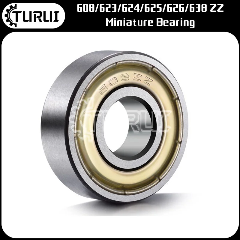 

608/623/624/625/626/638zz Миниатюрные аксессуары для экструдера подшипников из углеродистой стали 8*22*7 мм