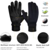 Winter Cycling Gloves Full Finger Windproof 3M Thinsulate Thermal Gloves Touchscreen Snowboard Gloves Non-slip Road Bike Gloves 3