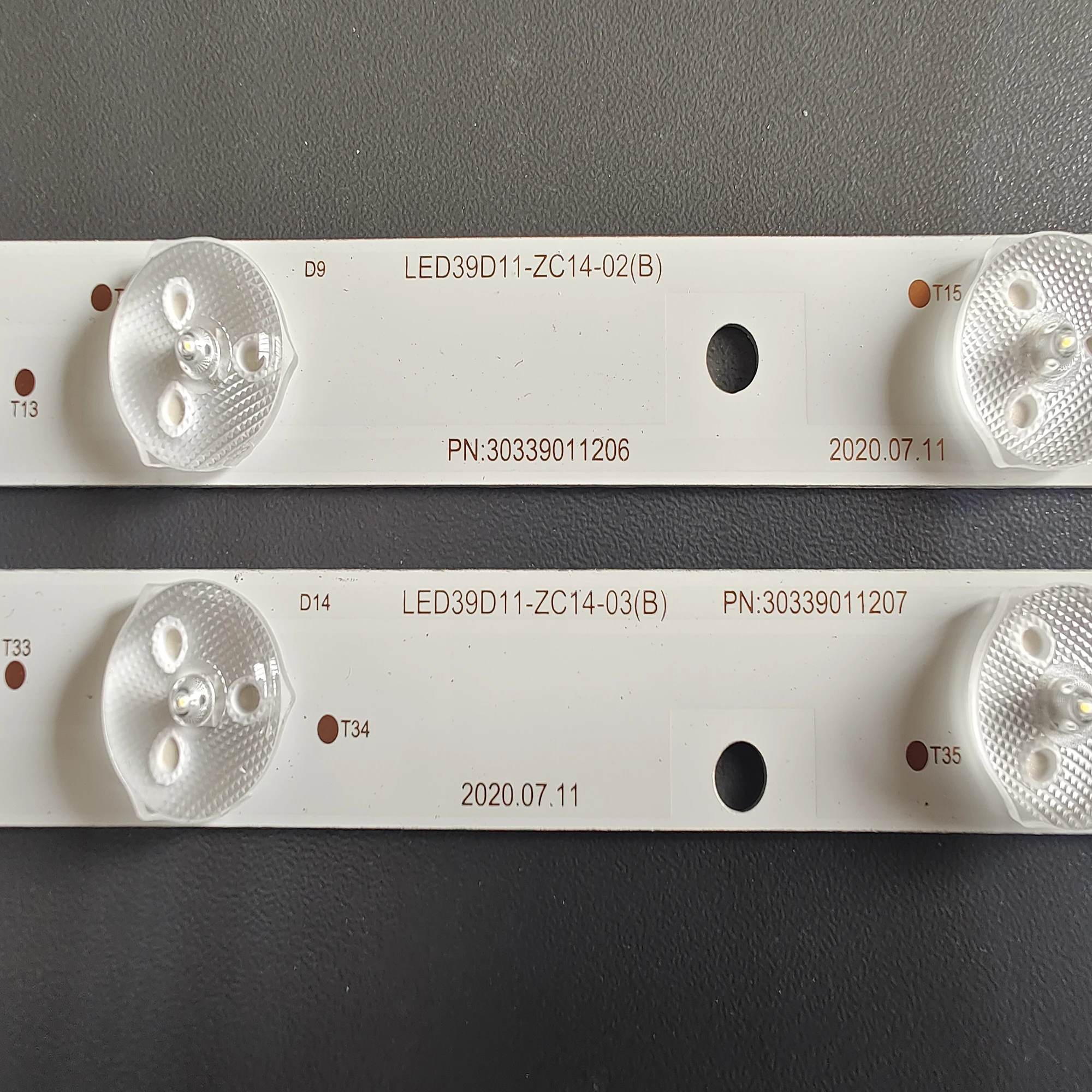 8pcs LED Ʈ Ʈ JVC LT-39M640 LE39PUV3 39DU3000 MTV-4029LTA2 LED39D11-ZC14-05/02 03 04/01 30339011206 30339011208