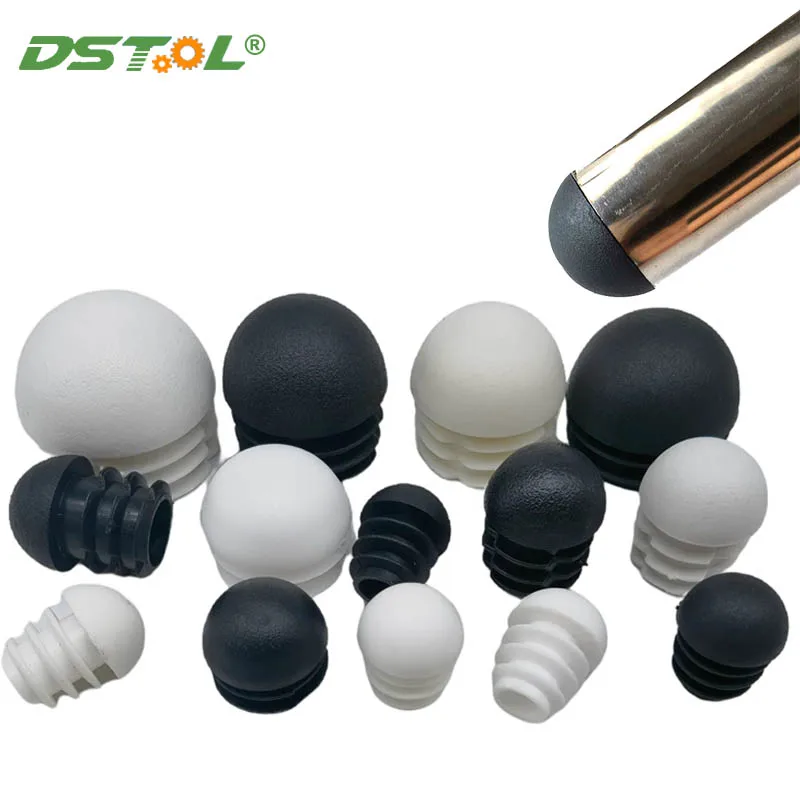 Plastic Round Pipe Plug Tube End Caps Non Slip Chair Leg Foot Dust Cover Floor Protector Pad Furniture Accessories 13mm~40mm