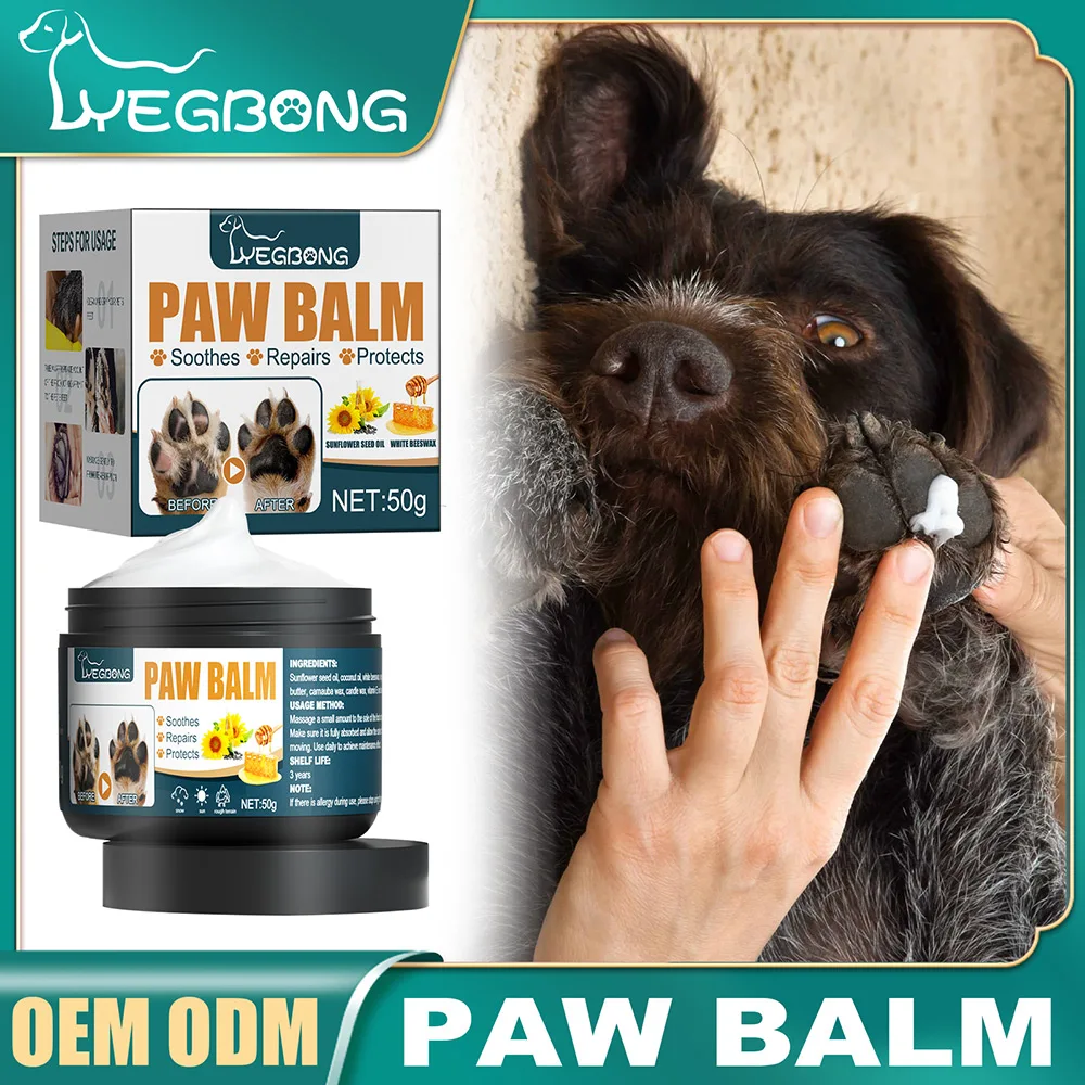50ml Kitten Paw Care Cream Anti-drying Cat Dog Paw Care Creams Ointment Beauty Tools Moisturizing Protection Pet Accessories