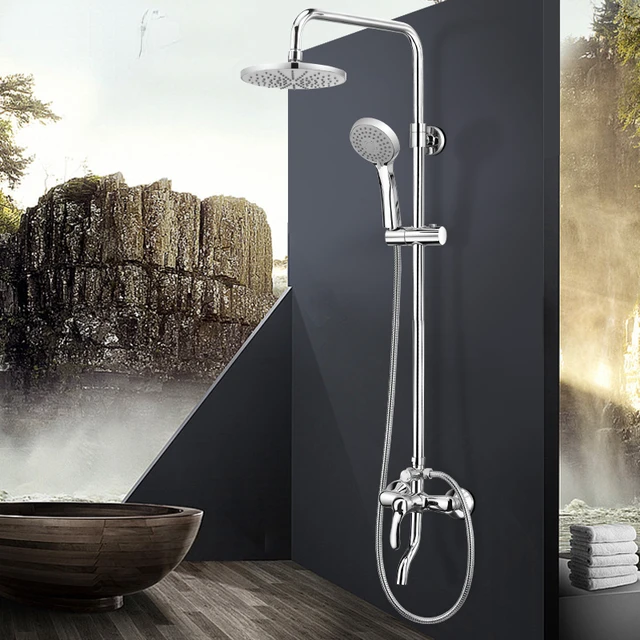 욕실을 혁신시키는 가정용 황동 욕실 샤워헤드 세트