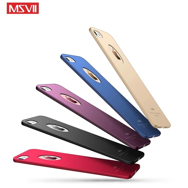 Ultra Slim Frosted Hard PC Cover for iPhone - MSVII Premium Protection Case