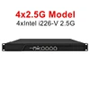 1U Rack Firewall Network 4x i226-V 2.5G+ 4x i226-V 2.5G Intel i3-N305 N100 DDR5 mSATA Soft Router Mini PC Nas Server 4