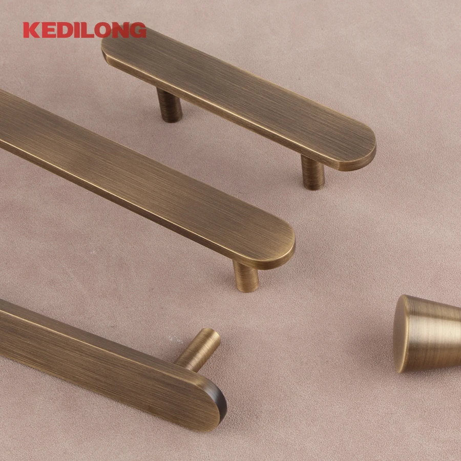 Antique Brass Long Cabinet Pull 5