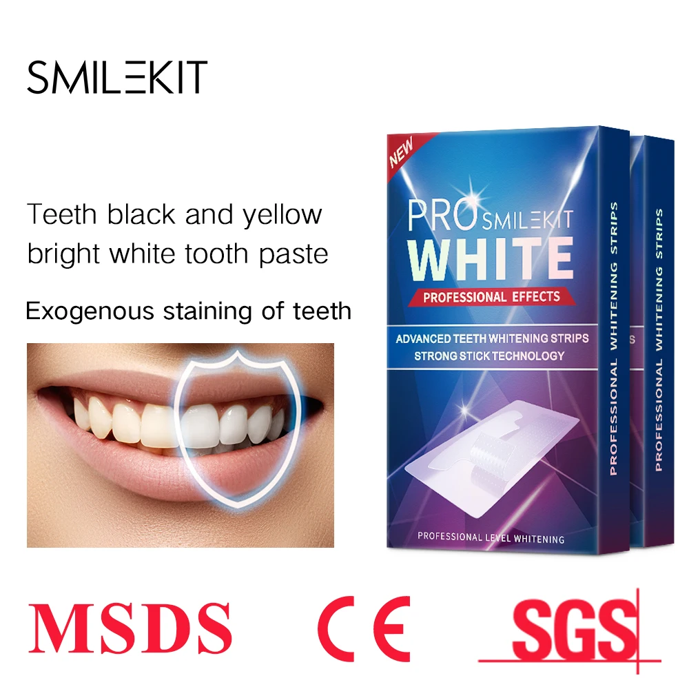 Teeth Whitening Strips Remove Plaque Stains Refreshing Breath Oral