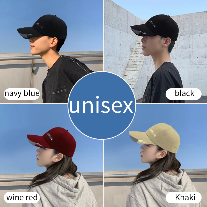 Solid Color Adjustable Cap For Men Women Cotton Outdoor Sport Cap Golf Spring Summer Dad Shade Hat Trucker Hat Hip Hop