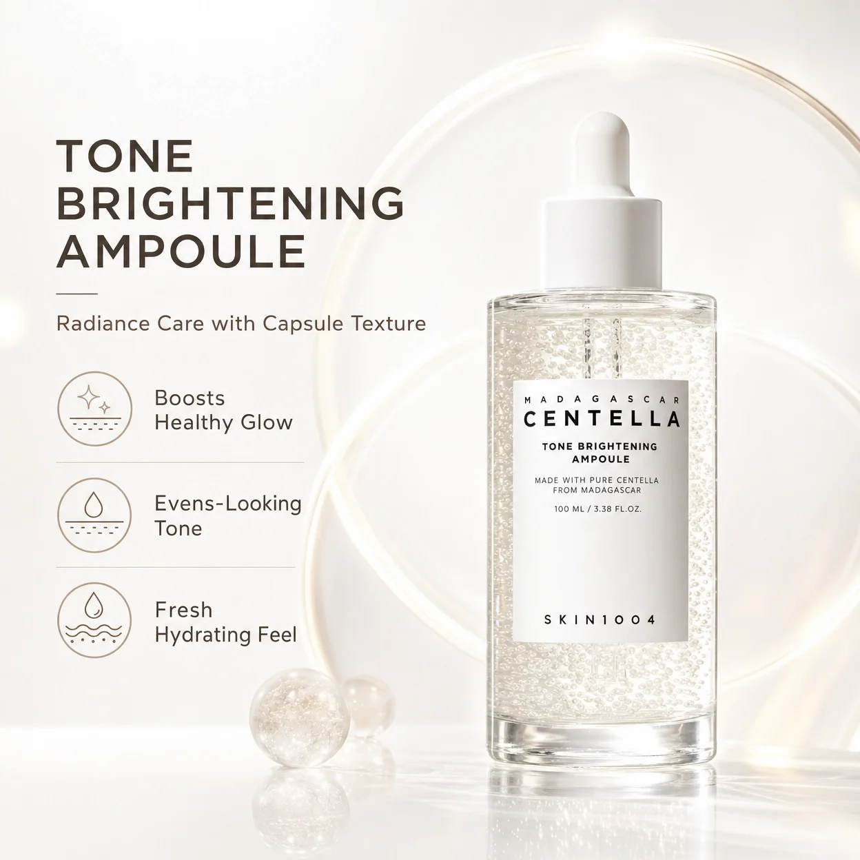 Korean Centella Ampoule Essence,Brightening Calming and Repairing Pores Smoothing Face Moisturize Serum Daily Face Care Products - immagine 5