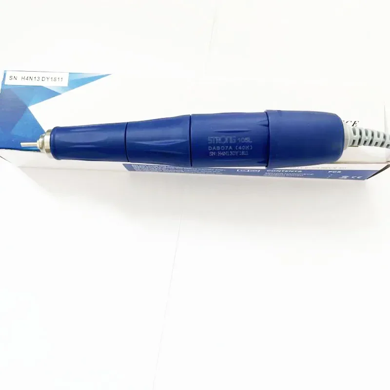 Nail Drill Pen Strong 105L Handpiece For STRONG 210 90 204 207B Marathon Electric Manicure machine Nail Drill Polish File Bits 2