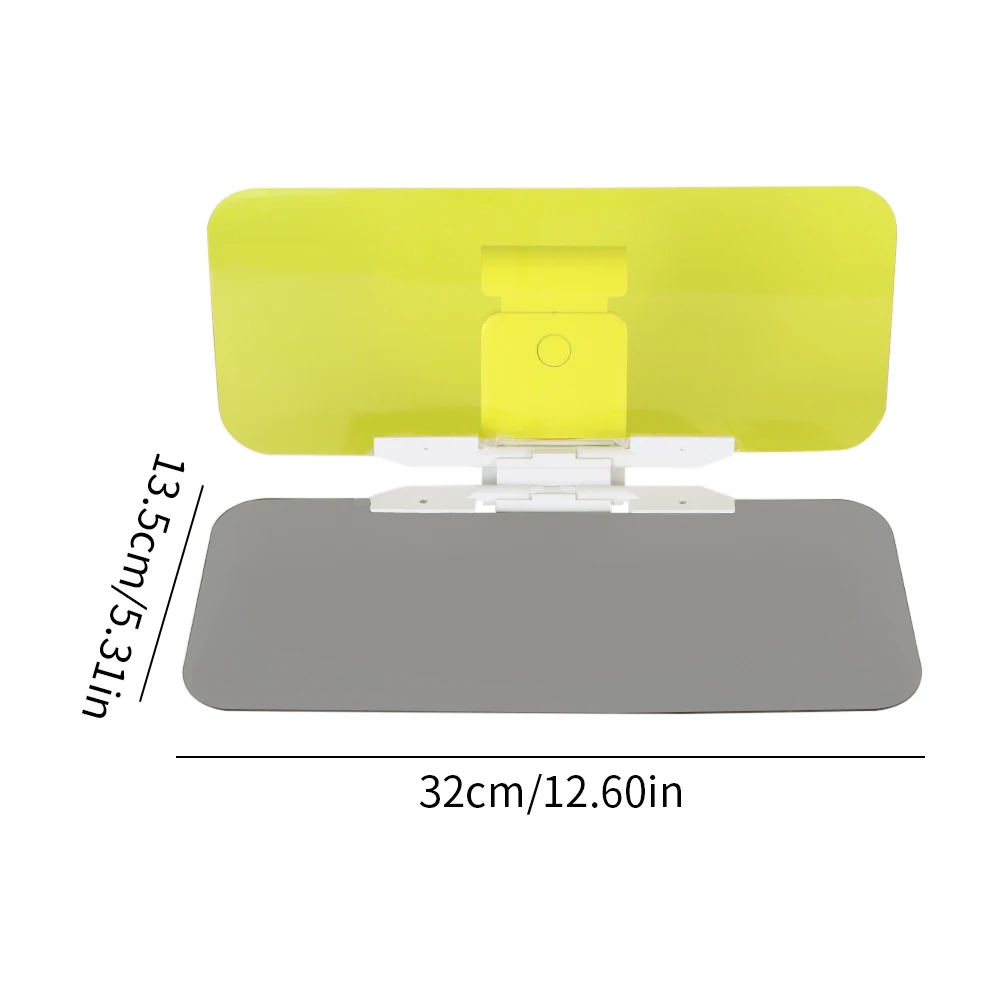 Car Sun Visor HD Anti Sunlight Dazzling Goggle Day Night Vision Driving Mirror UV Fold Flip Down Clear View Interior Mirrors