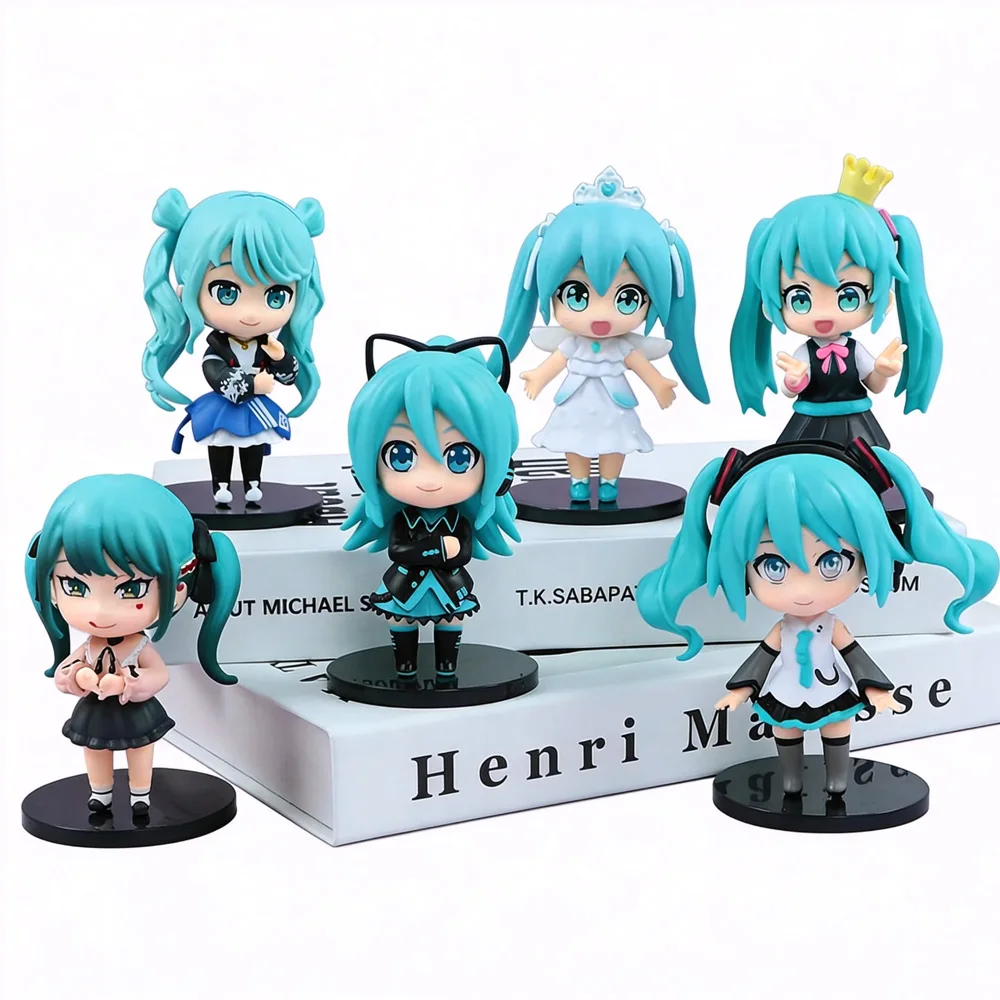 Hatsune Miku Chibi Figures Collectible Mystery Box Set - Anime Decor Gift