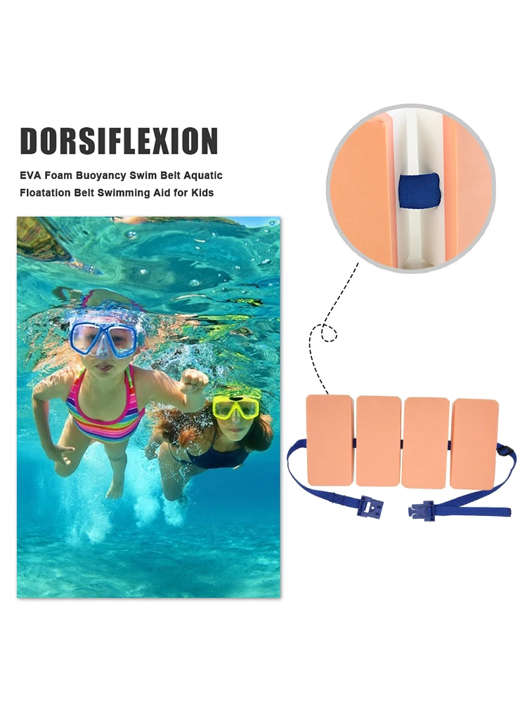 EVA Swim Training Buoyancy Belt Adjustable Back Float Board