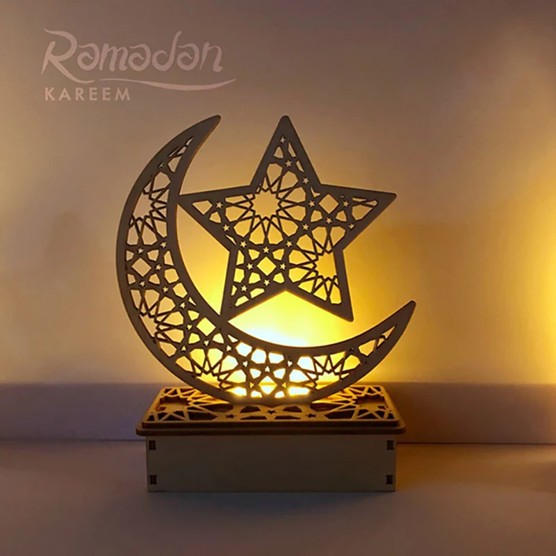 12 Pièces Décorations Table Ramadan Mubarak - Centres De Table Nid D'abeille - Thème Bleu Et Or - Pour Eid, Fêtes Musulmanes