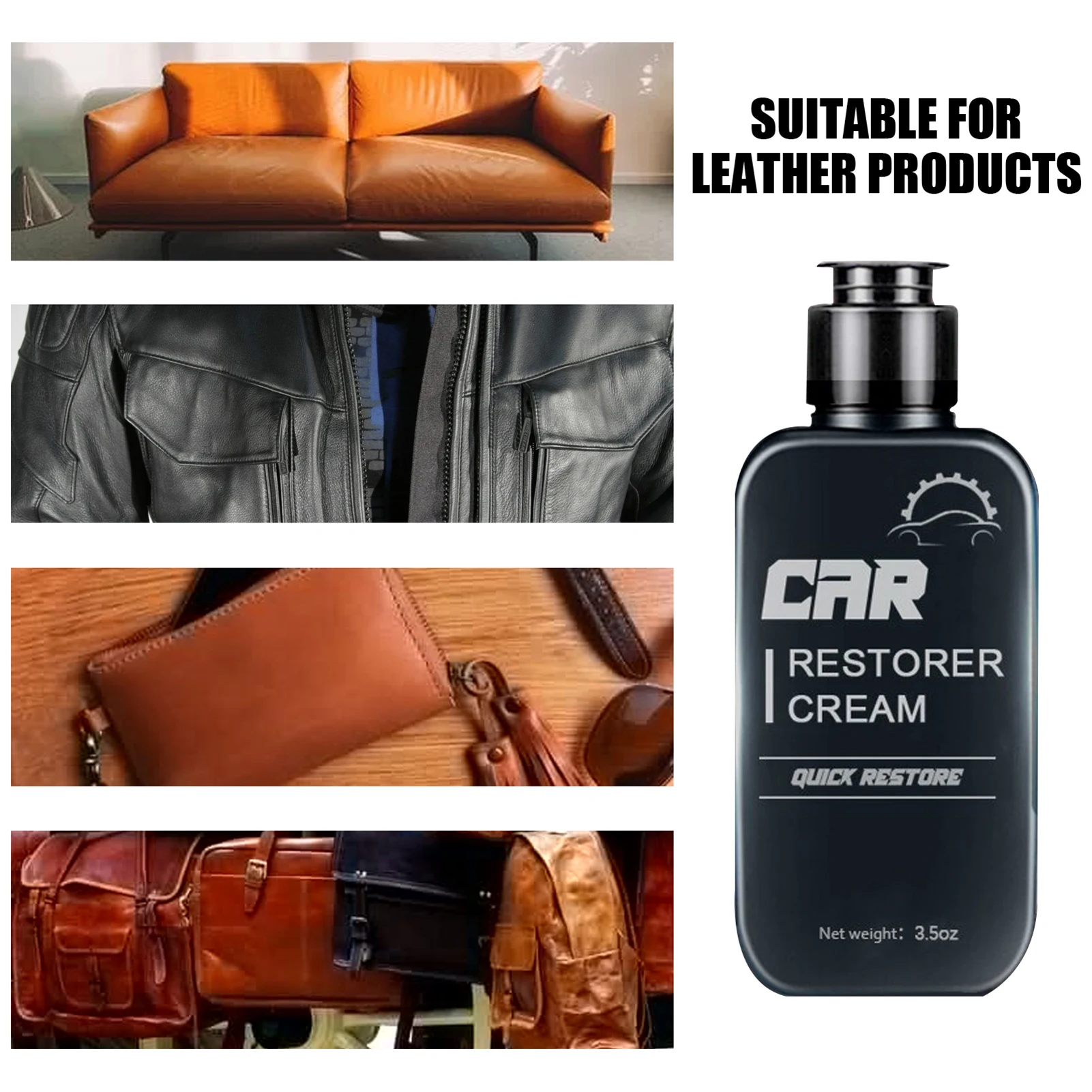 Leather Repair Kit For Car Seat -50ml Leather Seat Repair Kit For