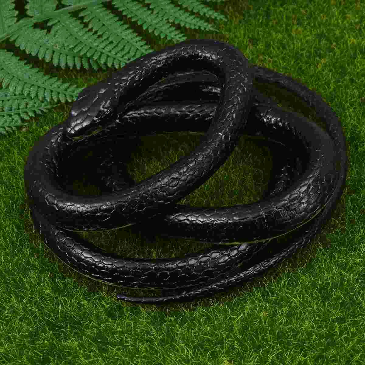 

Черная змея искусственная погремушка игрушка искусственная Статуэтка