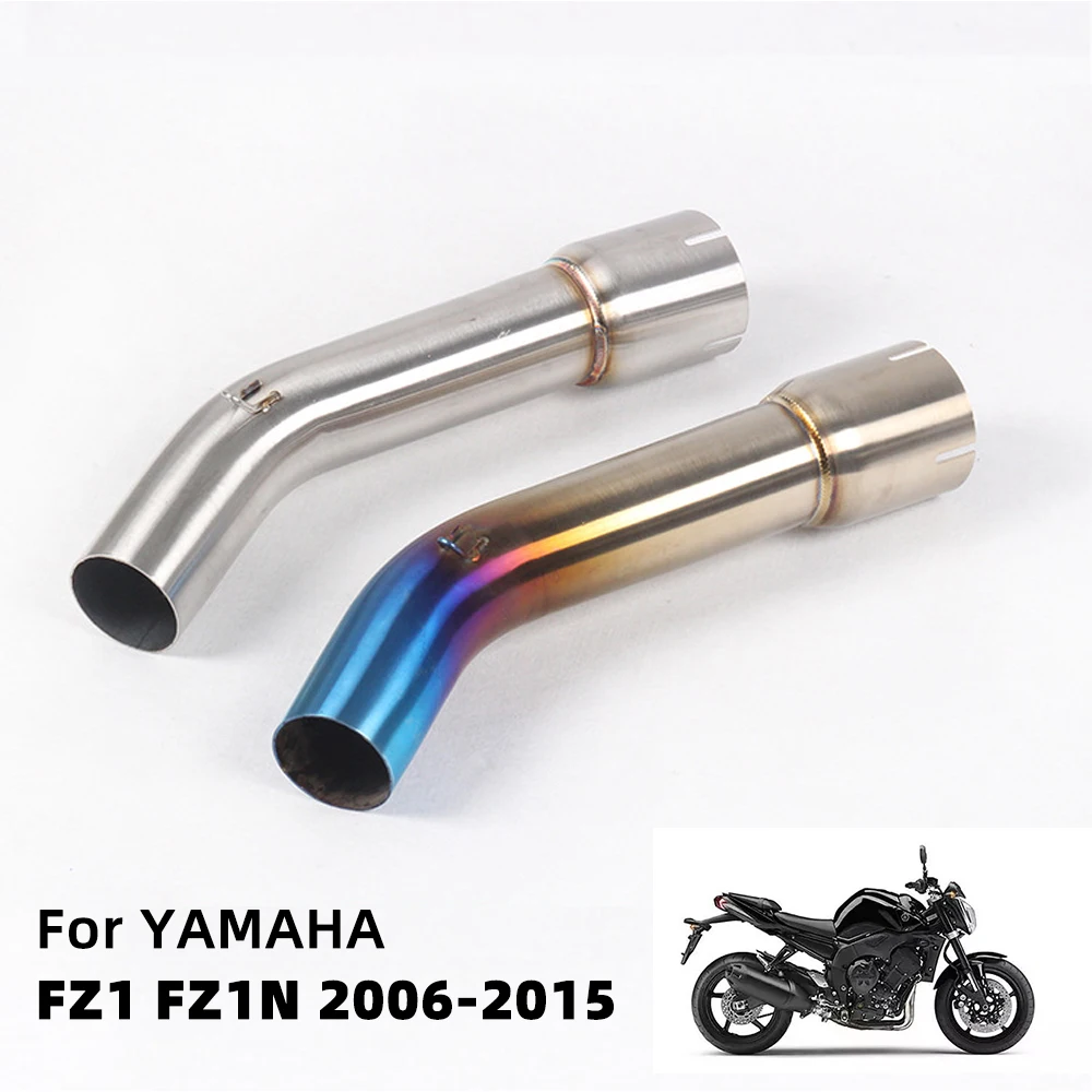 High-Performance Motorcycle Exhaust Slip-On Muffler with Mid Link Pipe