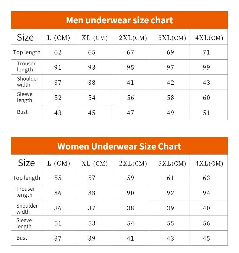 Description Picture 2 of itemThermal Underwear Sets Men Winter Long Johns Women Plus Velvet Thickening Inner Wear Fleece Keep Warm Lingerie Plus Size L-4XL