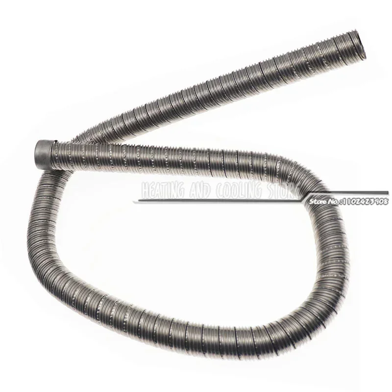 Diesel Heater Exhaust Pipe 60-300cm 22mm Double Layer Stainless Steel Tube Gas Vent Hose For Car Caravan Camper