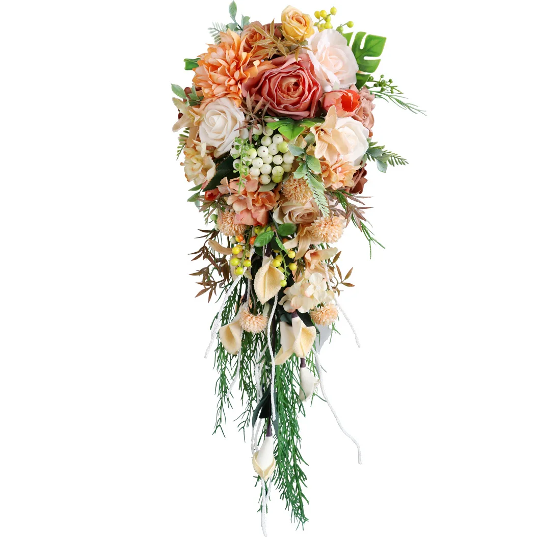 Bridal Bouquets Long Bouquets Wedding Accessories 25*70cm Wedding Flowers European Style