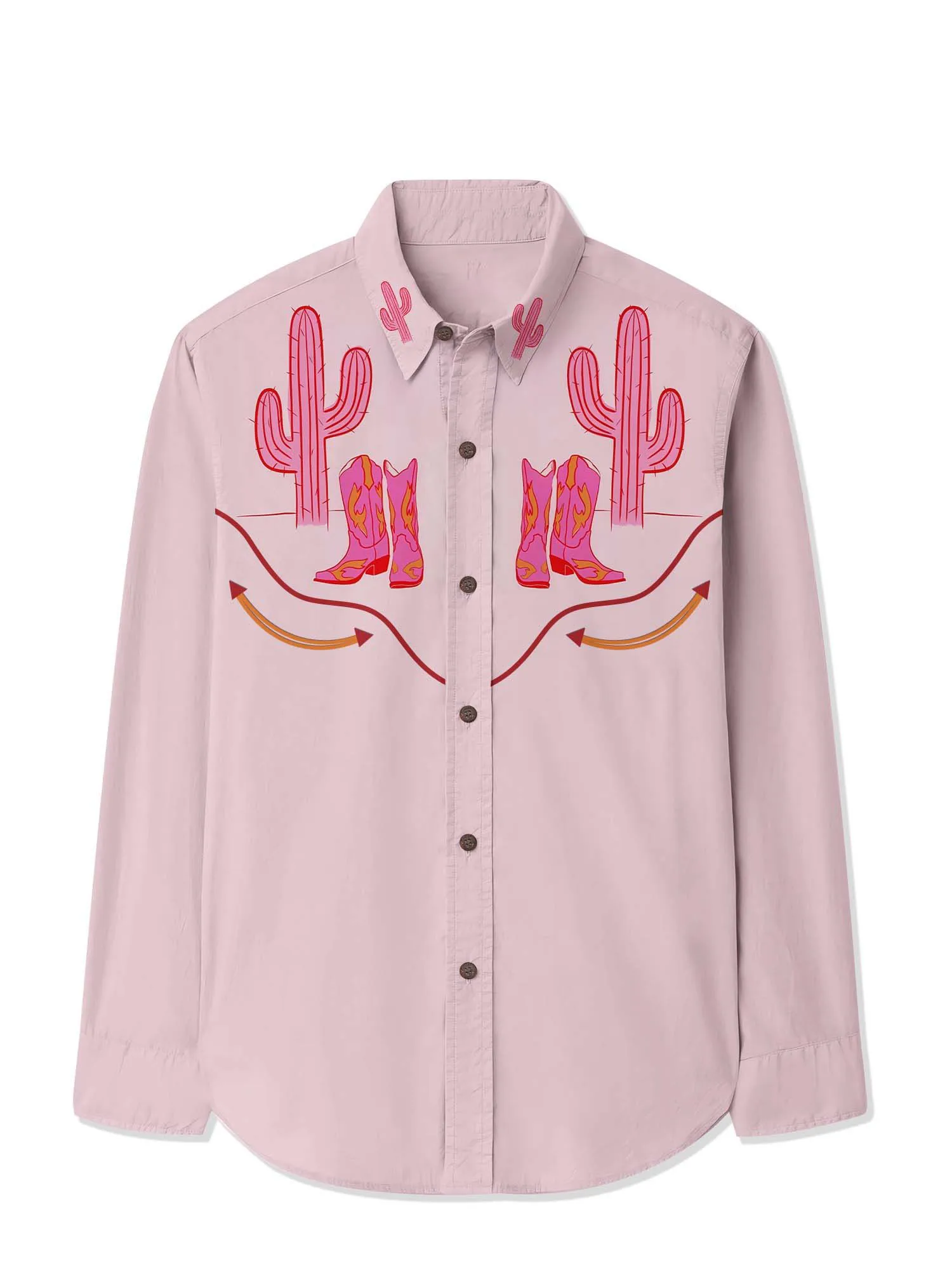 Camisa retro occidental para hombre con estampado 3D, camisa de