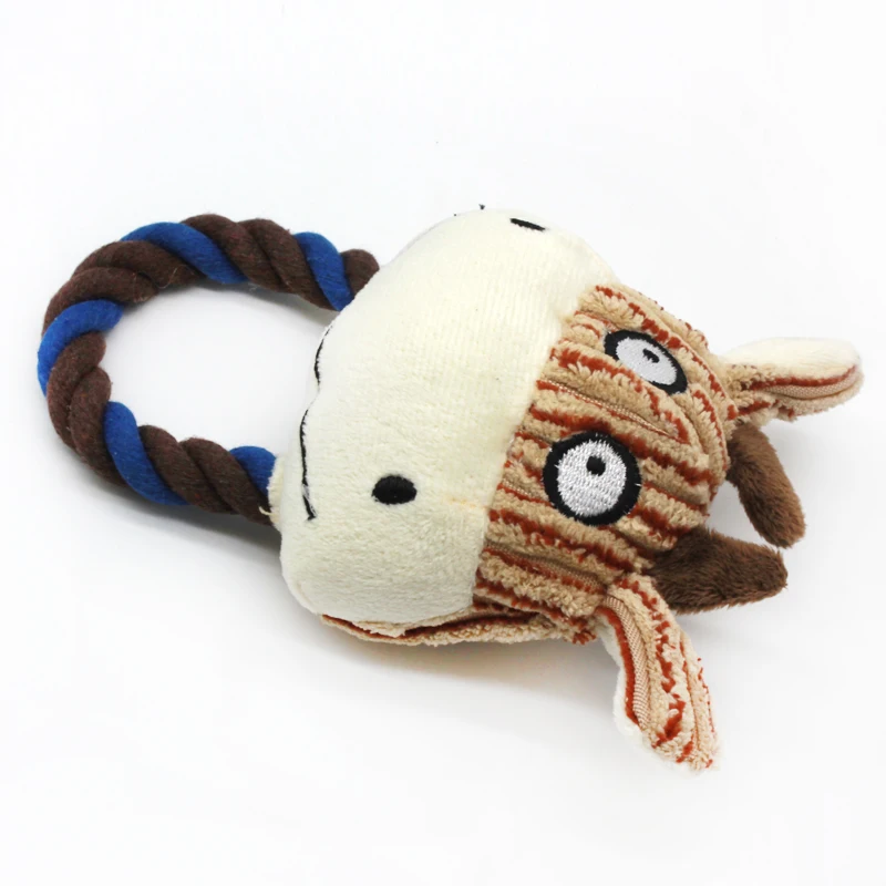 Bite Resistant Dog Chew Toy Plush Stuffed Pet Squeak - PeticaDeals
