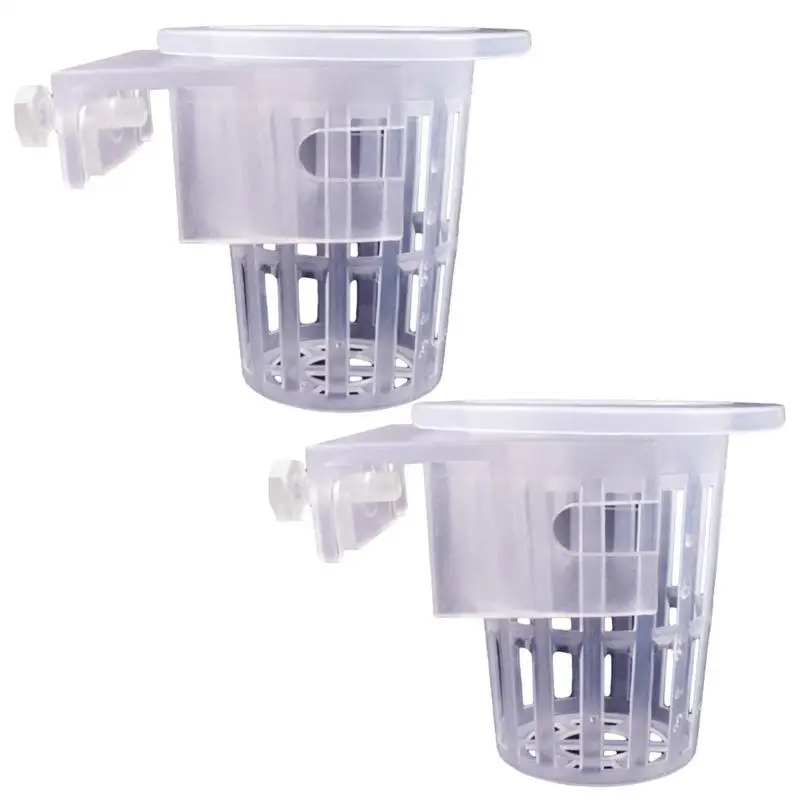 

Fish Tank Plant Holder 2 Pcs Aquatic Plant Cup And Holder Clear Fish Tank Plant Pot With Holes For Fish Tank Decorations Emersed