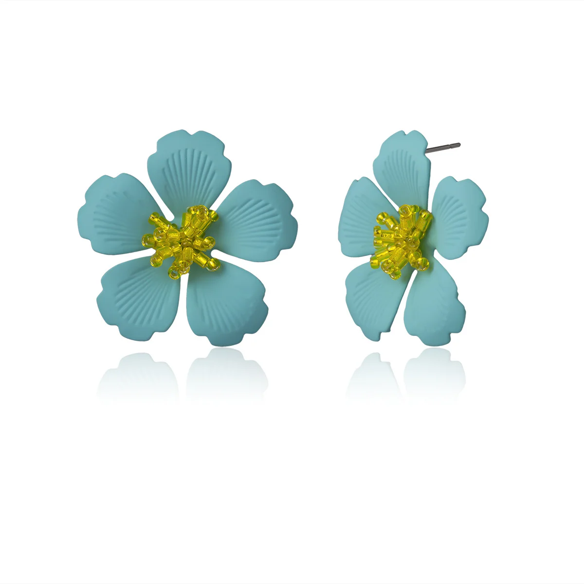 Accessori: Semplice, Dolce, Geometrico E, Personalità femminile, Versatile, Fiori colorati, Perline di riso, Simulato_voghion.com