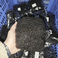 1 Pc/30g cheveux sans trame brésilien Afro crépus bouclés cheveux humains en vrac Remy en vrac pour Extensions de tressage naturel Hai pour Locs tresses 2