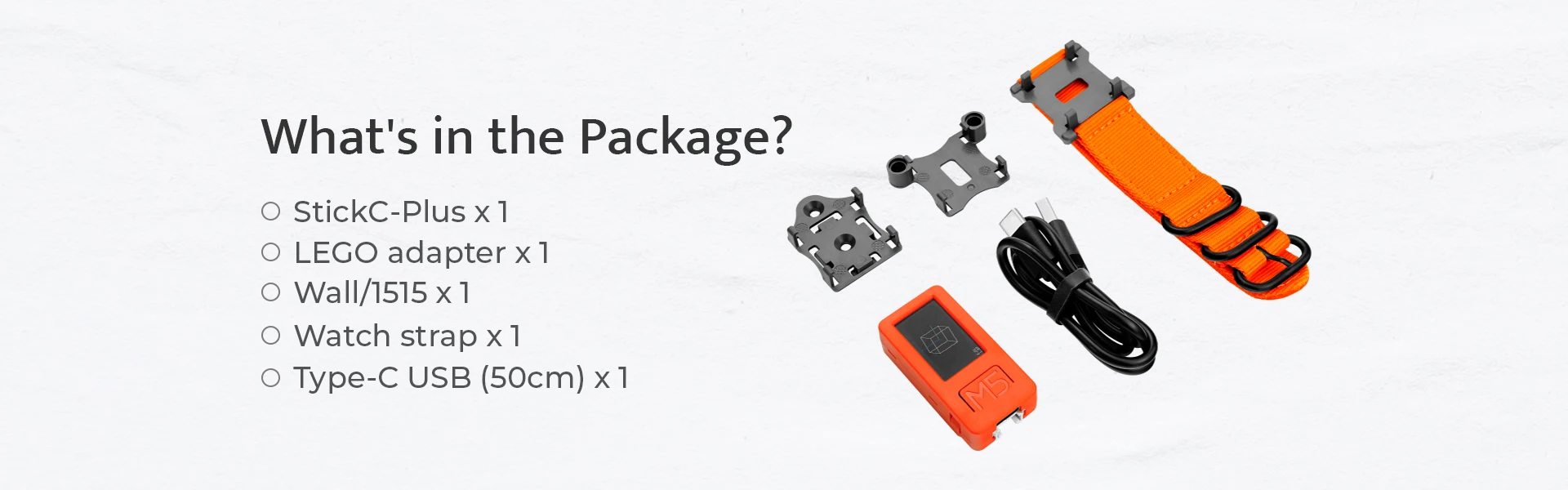 Official M5StickC PLUS with Watch Accessories