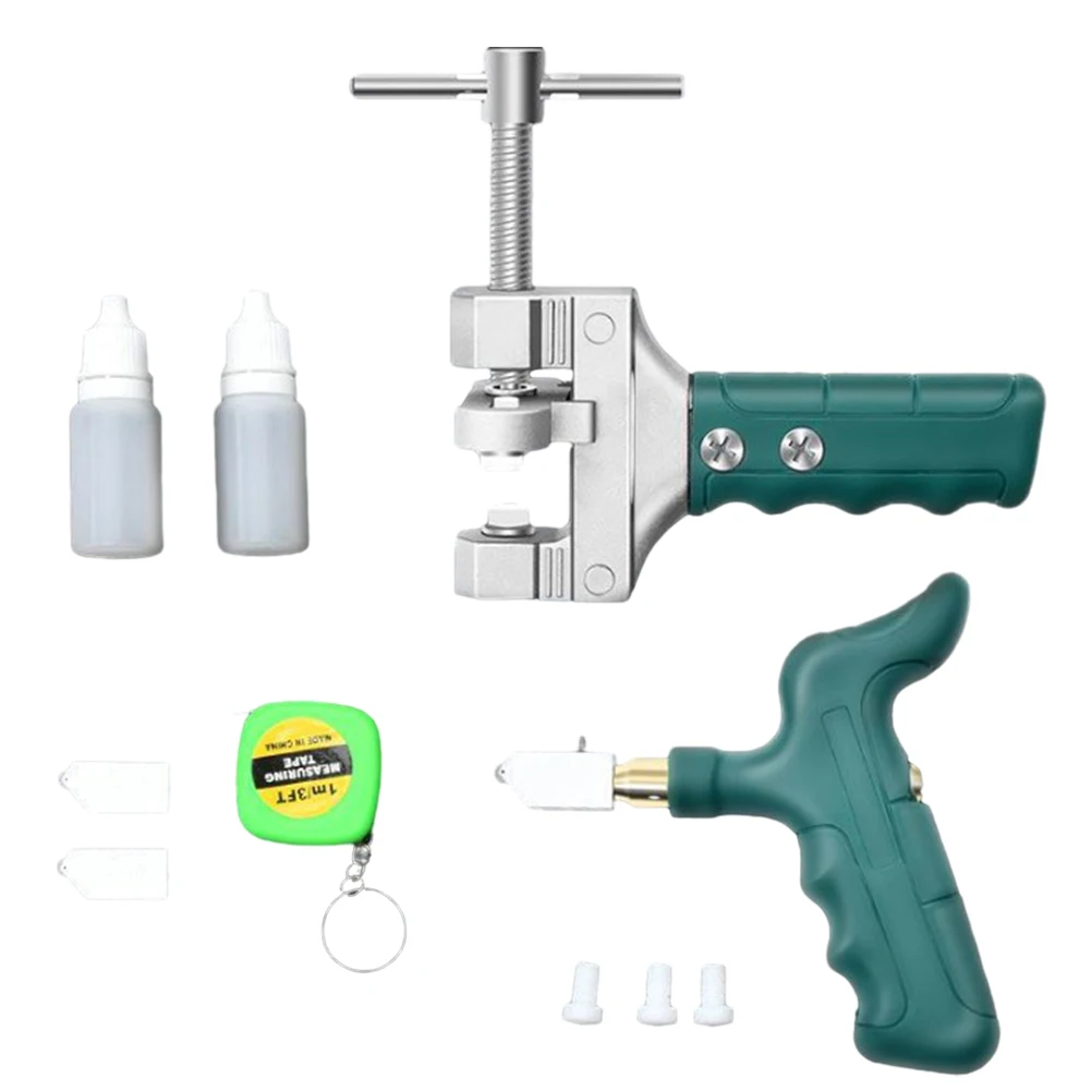 

Manual Glass Tile Opener Hand-Held Replacement Cutter Heads Ceramic Tile Glass Cutter Multi-function Glass Cut Construction Tool