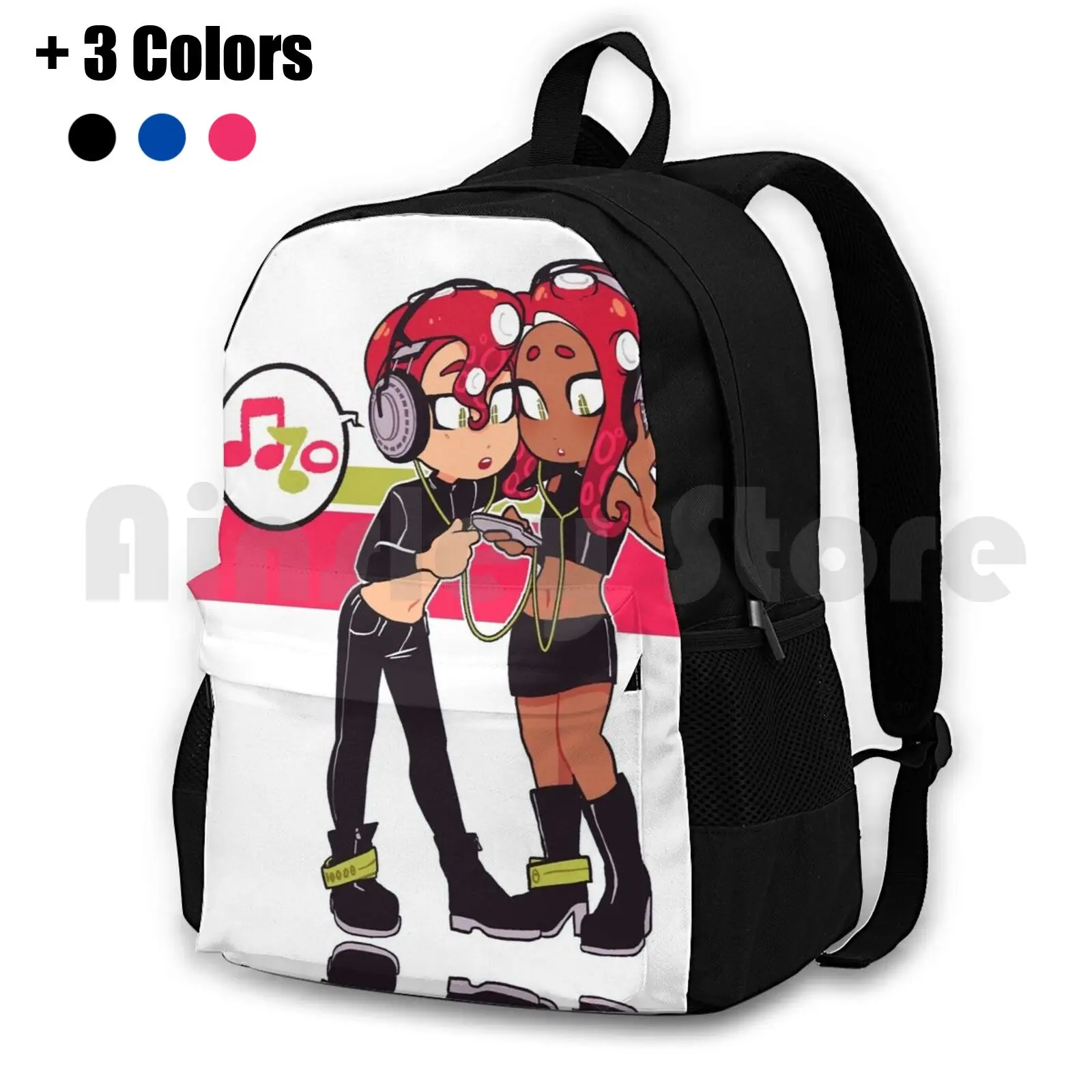 Octo Cuffie Zaino Da Trekking All'Aperto Impermeabile Campeggio Viaggio Octo Agente Di Espansione 8 Inkling Splatoon Splatoon 2 Splat Hero