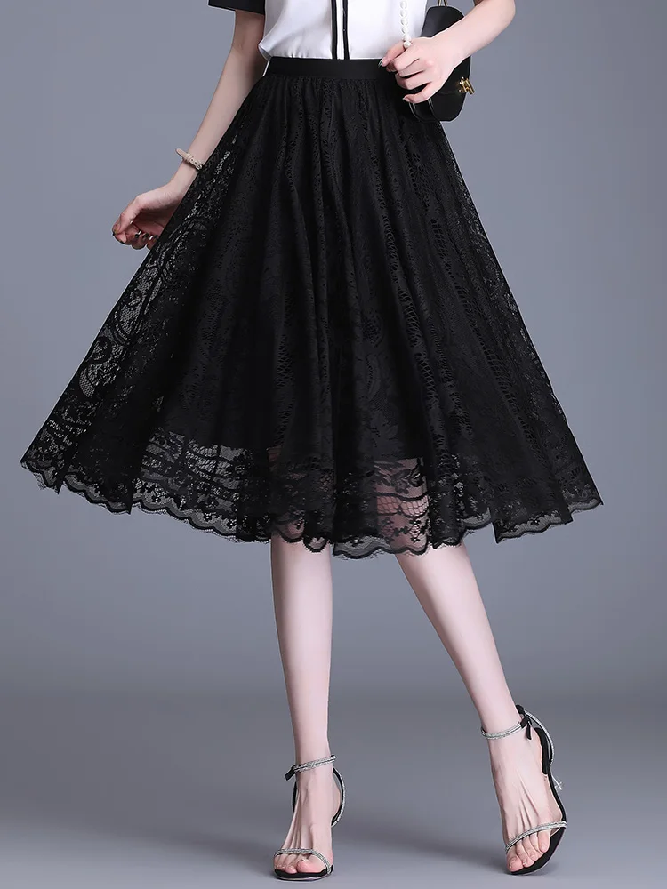 [ LMC ]★25SS★韓国人気★WM LACE PLEATS MIDI SKIRT S042ec5dc518743e7b707f29aa9c97