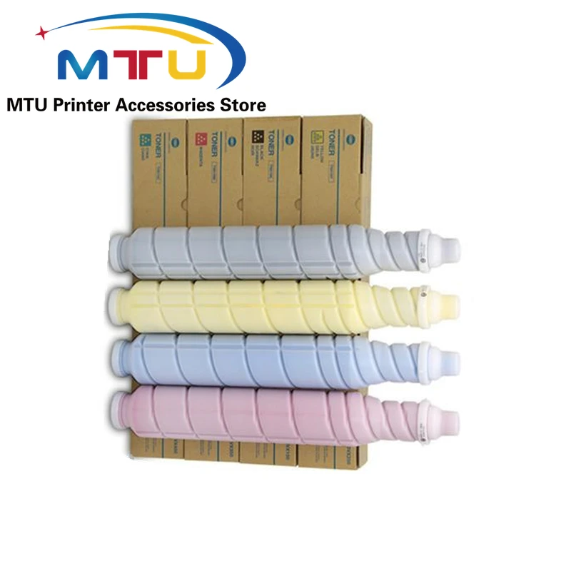 

Картридж с тонером TN619 CMYK для Konica Minolta Press C71hc C1060 C1070 C2060 C2070 C3070 C3080, 1 комплект, 4 шт., 1222 г/шт.